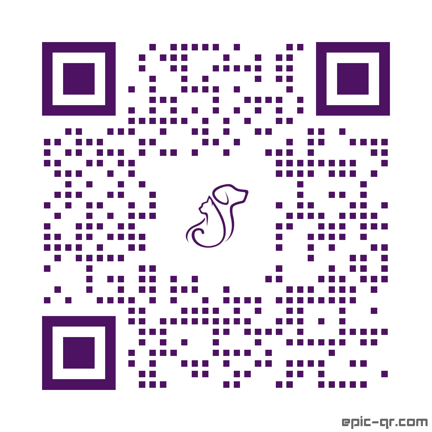 Calm Pet Vet Logo QR